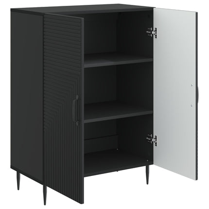 Sideboard Svart 66 x 34,5 x 89,5 cm Konstruerat trä