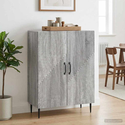 Sideboard Grå sonoma-ek 66 x 34,5 x 89,5 cm Konstruerat trä