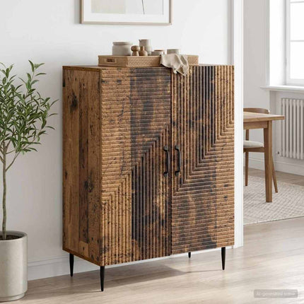 Sideboard Gammalt trä 66 x 34,5 x 89,5 cm Konstruerat trä