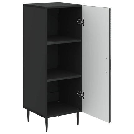 Sideboard Svart 33 x 34,5 x 89,5 cm Konstruerat trä