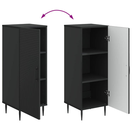 Sideboard Svart 33 x 34,5 x 89,5 cm Konstruerat trä