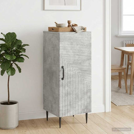 Sideboard Betonggrå 33 x 34,5 x 89,5 cm Konstruerat trä