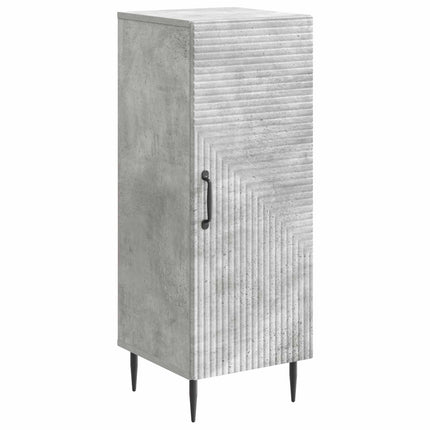 Sideboard Betonggrå 33 x 34,5 x 89,5 cm Konstruerat trä