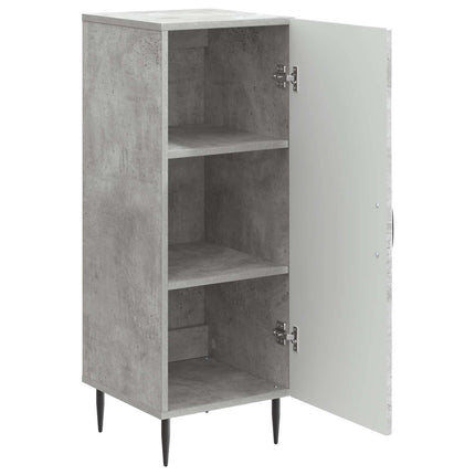 Sideboard Betonggrå 33 x 34,5 x 89,5 cm Konstruerat trä