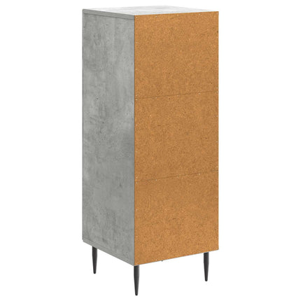 Sideboard Betonggrå 33 x 34,5 x 89,5 cm Konstruerat trä
