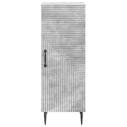 Sideboard Betonggrå 33 x 34,5 x 89,5 cm Konstruerat trä