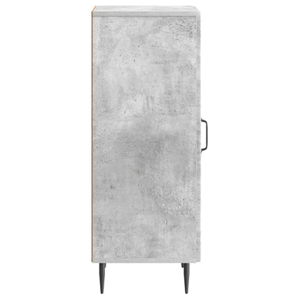 Sideboard Betonggrå 33 x 34,5 x 89,5 cm Konstruerat trä