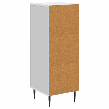 Sideboard Vit högglans 33 x 34,5 x 89,5 cm Konstruerat trä