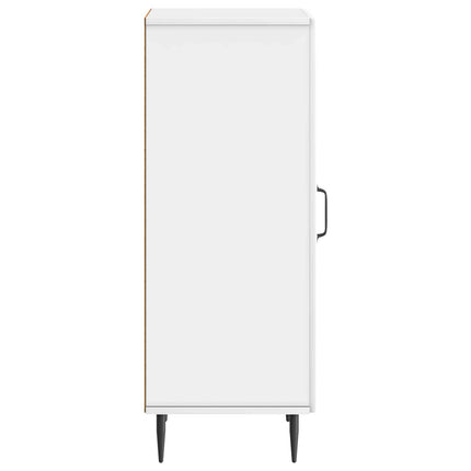 Sideboard Vit högglans 33 x 34,5 x 89,5 cm Konstruerat trä