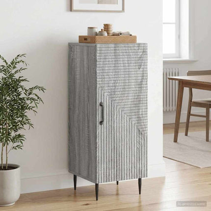 Sideboard Grå sonoma-ek 33 x 34,5 x 89,5 cm Konstruerat trä