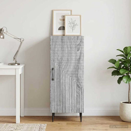 Sideboard Grå sonoma-ek 33 x 34,5 x 89,5 cm Konstruerat trä