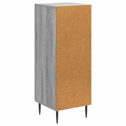 Sideboard Grå sonoma-ek 33 x 34,5 x 89,5 cm Konstruerat trä