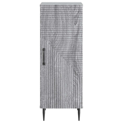 Sideboard Grå sonoma-ek 33 x 34,5 x 89,5 cm Konstruerat trä