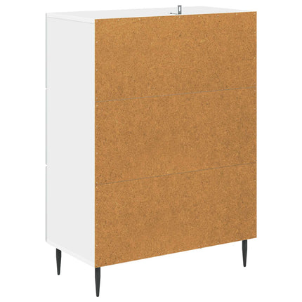 Lådans skåp Vit 66 x 34,5 x 89,5 cm Konstruerat trä