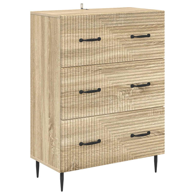 Lådans skåp Sonoma-ek 66 x 34,5 x 89,5 cm Konstruerat trä