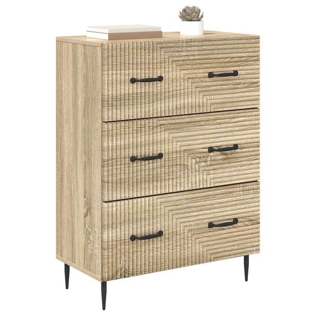 Lådans skåp Sonoma-ek 66 x 34,5 x 89,5 cm Konstruerat trä