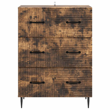 Lådans skåp Rökt ek 66 x 34,5 x 89,5 cm Konstruerat trä