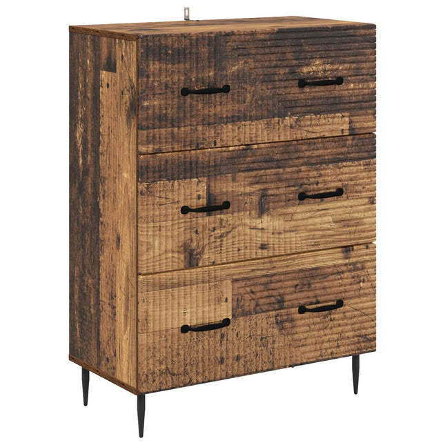 Lådans skåp Gammalt trä 66 x 34,5 x 89,5 cm Konstruerat trä