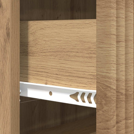 Lådans skåp Artisan-ek 66 x 34,5 x 89,5 cm Konstruerat trä