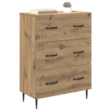 Lådans skåp Artisan-ek 66 x 34,5 x 89,5 cm Konstruerat trä