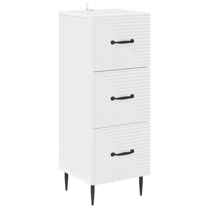 Lådans skåp Vit 33 x 34,5 x 89,5 cm Konstruerat trä