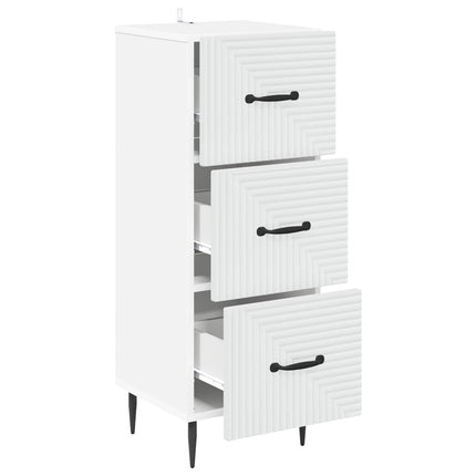 Lådans skåp Vit 33 x 34,5 x 89,5 cm Konstruerat trä