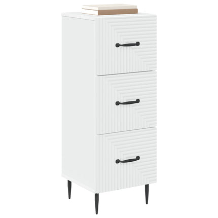 Lådans skåp Vit 33 x 34,5 x 89,5 cm Konstruerat trä