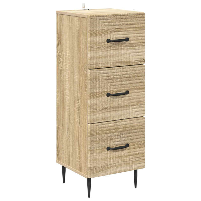 Lådans skåp Sonoma-ek 33 x 34,5 x 89,5 cm Konstruerat trä