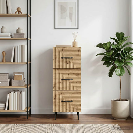 Lådans skåp 33 x 34,5 x 89,5 cm Konstruerat trä Artisan-ek