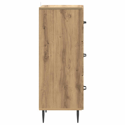 Lådans skåp Artisan-ek 33 x 34,5 x 89,5 cm Konstruerat trä