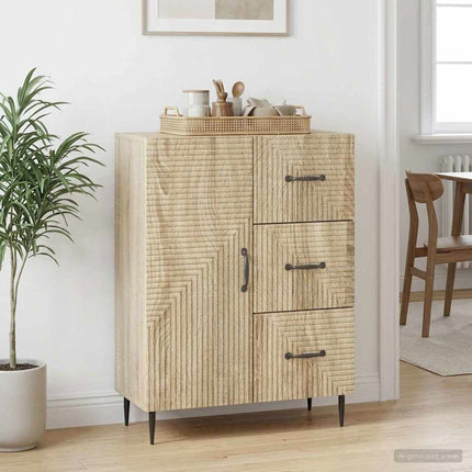 Sideboard Sonoma-ek 66 x 34,5 x 89,5 cm Konstruerat trä