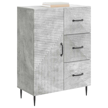 Sideboard Betonggrå 66 x 34,5 x 89,5 cm Konstruerat trä