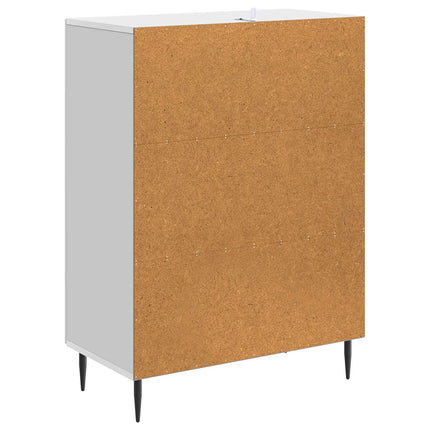 Sideboard Vit högglans 66 x 34,5 x 89,5 cm Konstruerat trä