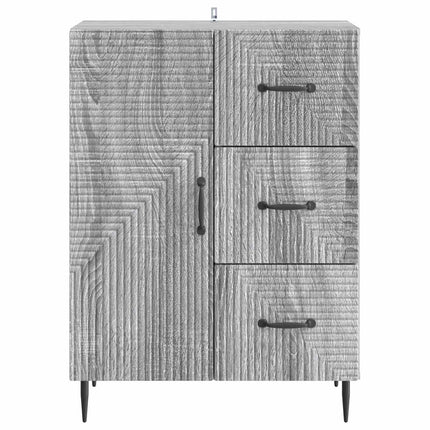 Sideboard Grå sonoma-ek 66 x 34,5 x 89,5 cm Konstruerat trä