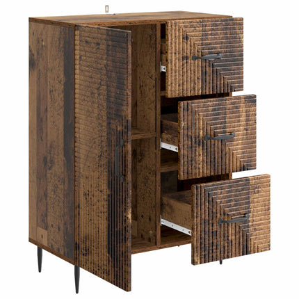 Sideboard Gammalt trä 66 x 34,5 x 89,5 cm Konstruerat trä