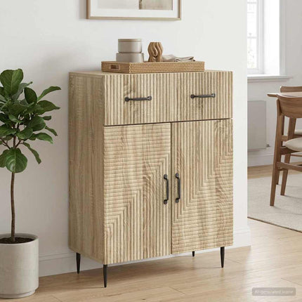 Sideboard Sonoma-ek 66 x 34,5 x 89,5 cm Konstruerat trä