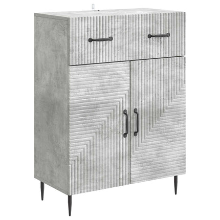 Sideboard Betonggrå 66 x 34,5 x 89,5 cm Konstruerat trä