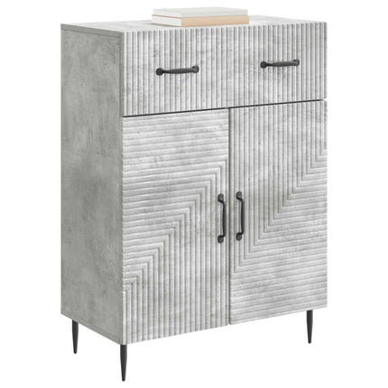 Sideboard Betonggrå 66 x 34,5 x 89,5 cm Konstruerat trä