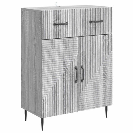 Sideboard Grå sonoma-ek 66 x 34,5 x 89,5 cm Konstruerat trä