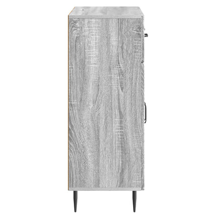 Sideboard Grå sonoma-ek 66 x 34,5 x 89,5 cm Konstruerat trä