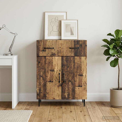 Sideboard Gammalt trä 66 x 34,5 x 89,5 cm Konstruerat trä