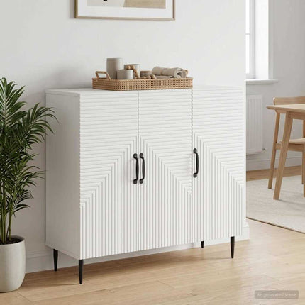 Sideboard Vit 89 x 34,5 x 80 cm Konstruerat trä