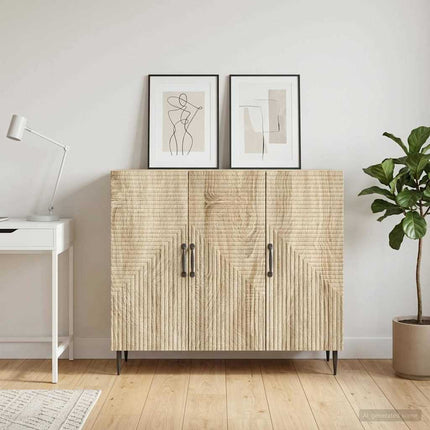 Sideboard Sonoma-ek 89 x 34,5 x 80 cm Konstruerat trä