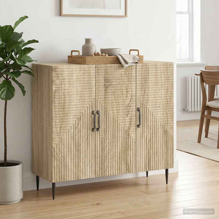 Sideboard Sonoma-ek 89 x 34,5 x 80 cm Konstruerat trä