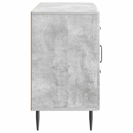 Sideboard med låda Betonggrå 89 x 34,5 x 60 cm Konstruerat trä