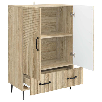 Sideboard med låda Sonoma-ek 66 x 34,5 x 95 cm Konstruerat trä