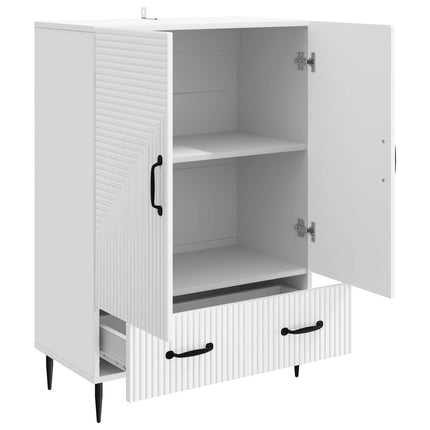 Sideboard Vit högglans 66 x 34,5 x 95 cm Konstruerat trä