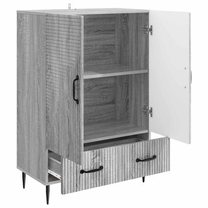 Sideboard Grå sonoma-ek 66 x 34,5 x 95 cm Konstruerat trä