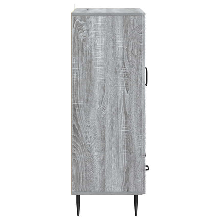 Sideboard Grå sonoma-ek 66 x 34,5 x 95 cm Konstruerat trä