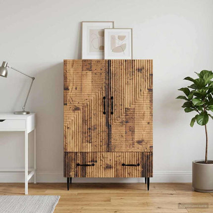 Sideboard Gammalt trä 66 x 34,5 x 95 cm Konstruerat trä